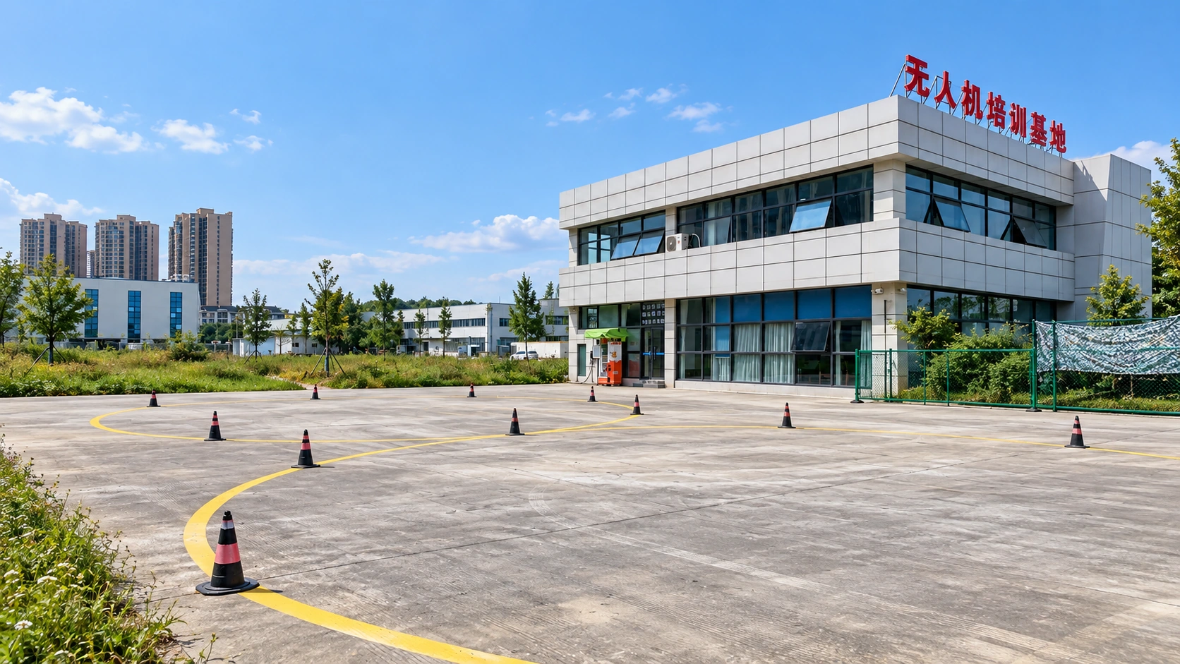 培训基地整体环境生成示意